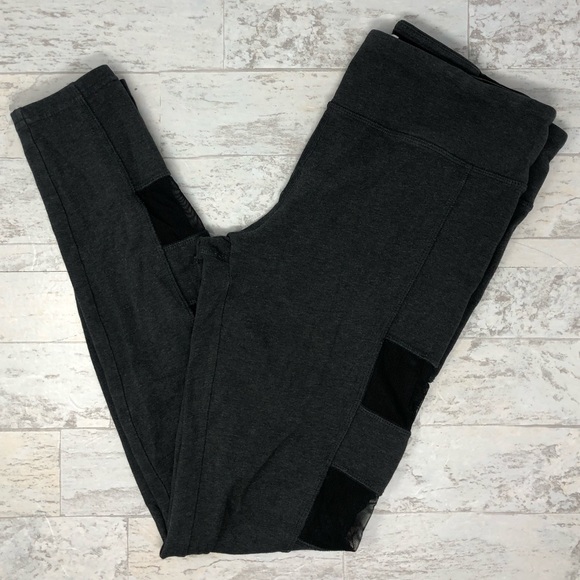 Forever 21 Pants - Forever 21 Side Mesh Block Strip Active Leggings